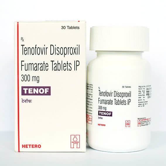 Тенофовир дизопроксил фумарат 300 мг (TENOF) - Препараты для лечения .